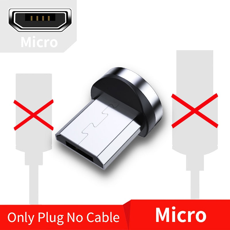 1m 2m 3m pack iPhone/USB-C/Micro USB LED Charging Cable