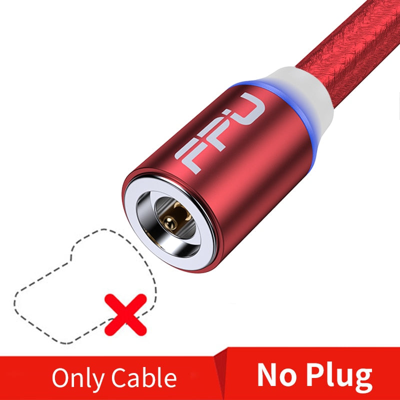 1m 2m 3m pack iPhone/USB-C/Micro USB LED Charging Cable