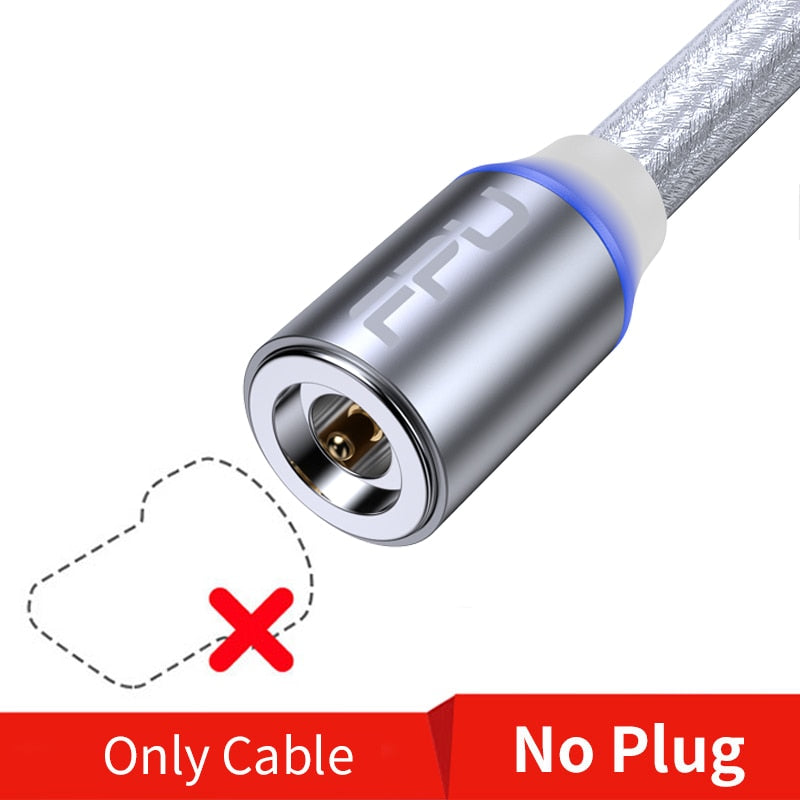 1m 2m 3m pack iPhone/USB-C/Micro USB LED Charging Cable