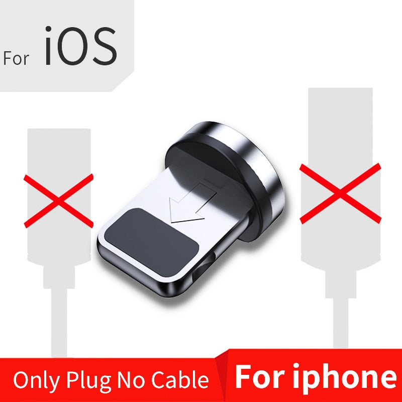 1m 2m 3m pack iPhone/USB-C/Micro USB LED Charging Cable