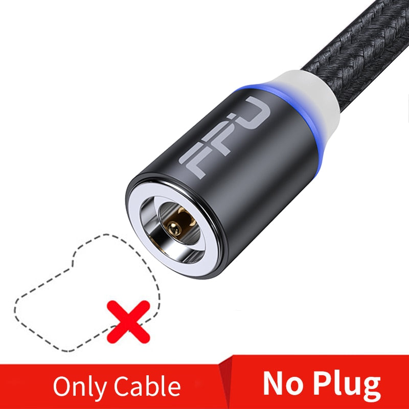 1m 2m 3m pack iPhone/USB-C/Micro USB LED Charging Cable