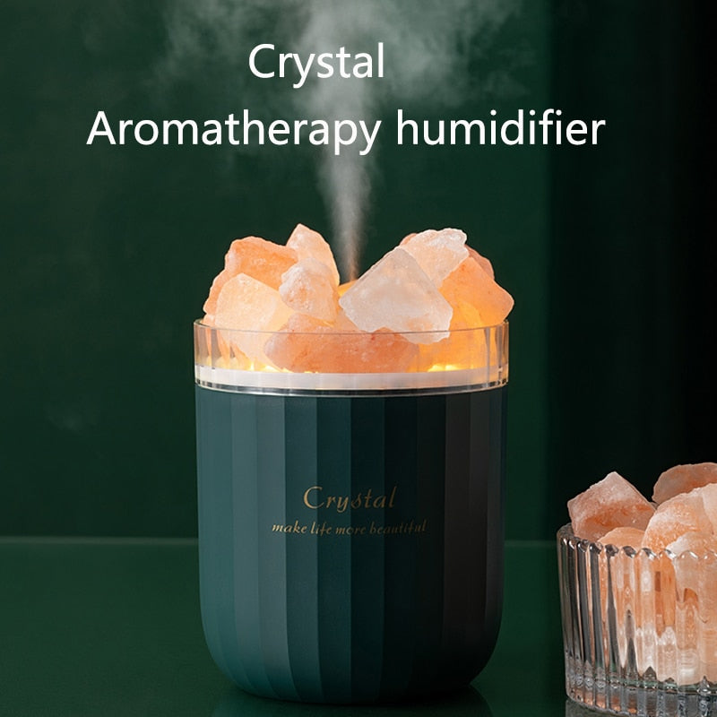 Portable Crystal Aromatherapy Humidifier USB Wireless Aroma Essential Oil Diffuser