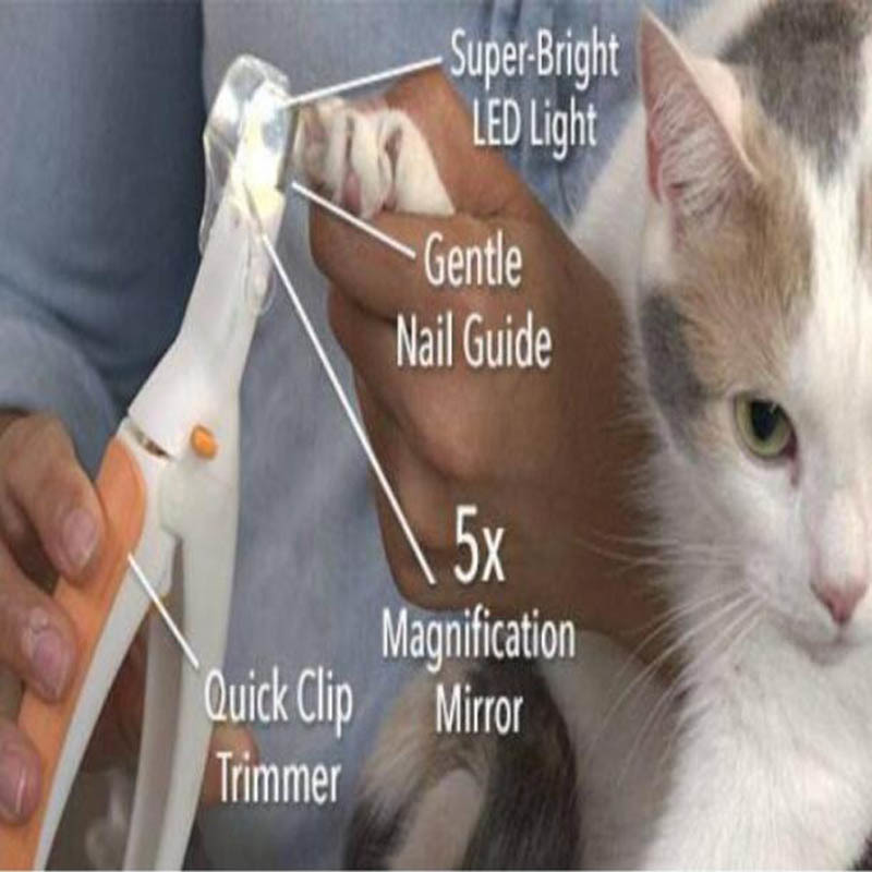 Cat and Dog nail clipper w/ LED lighting