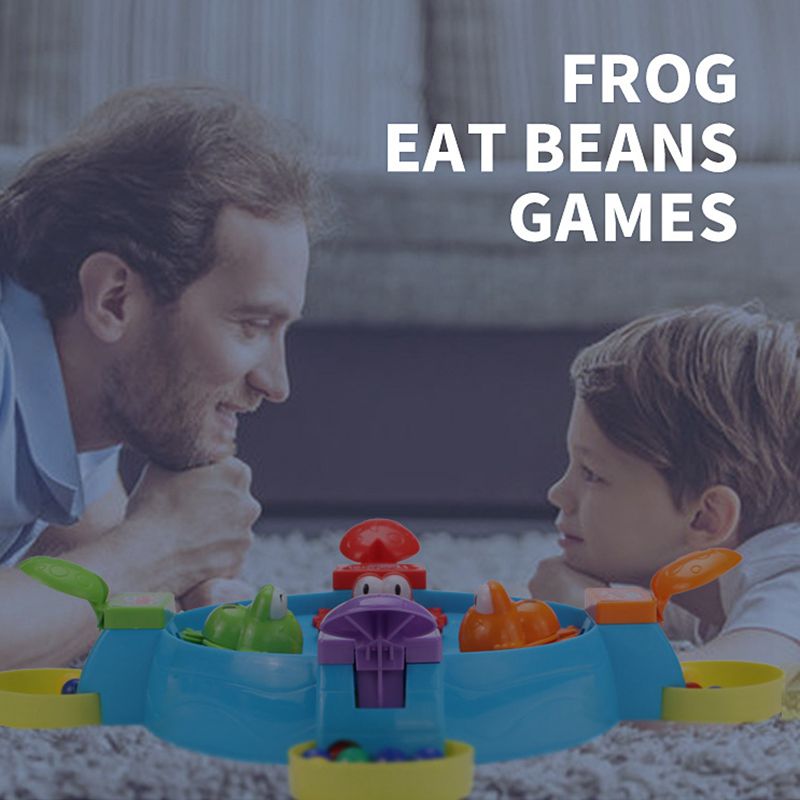 Funny Frog Eating Beans Board Games Toys For Children Interactive Desk Table Game Family Game Educational Toys Kid Gifts