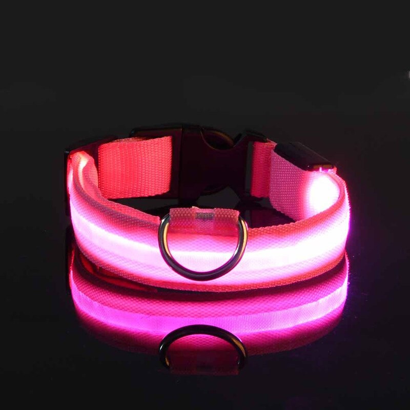 Rechargeable Flashing LED Dog Collar