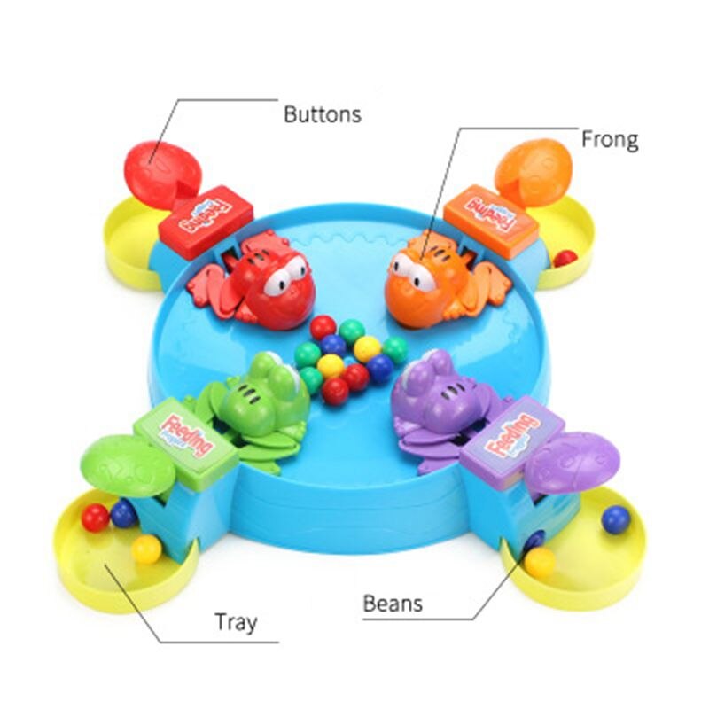 Funny Frog Eating Beans Board Games Toys For Children Interactive Desk Table Game Family Game Educational Toys Kid Gifts