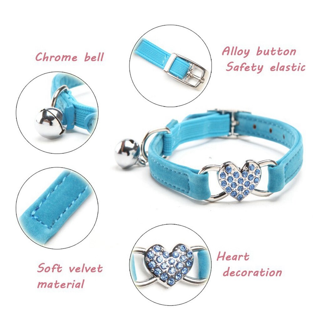 Pet Collar With Bell For Cats/Dogs