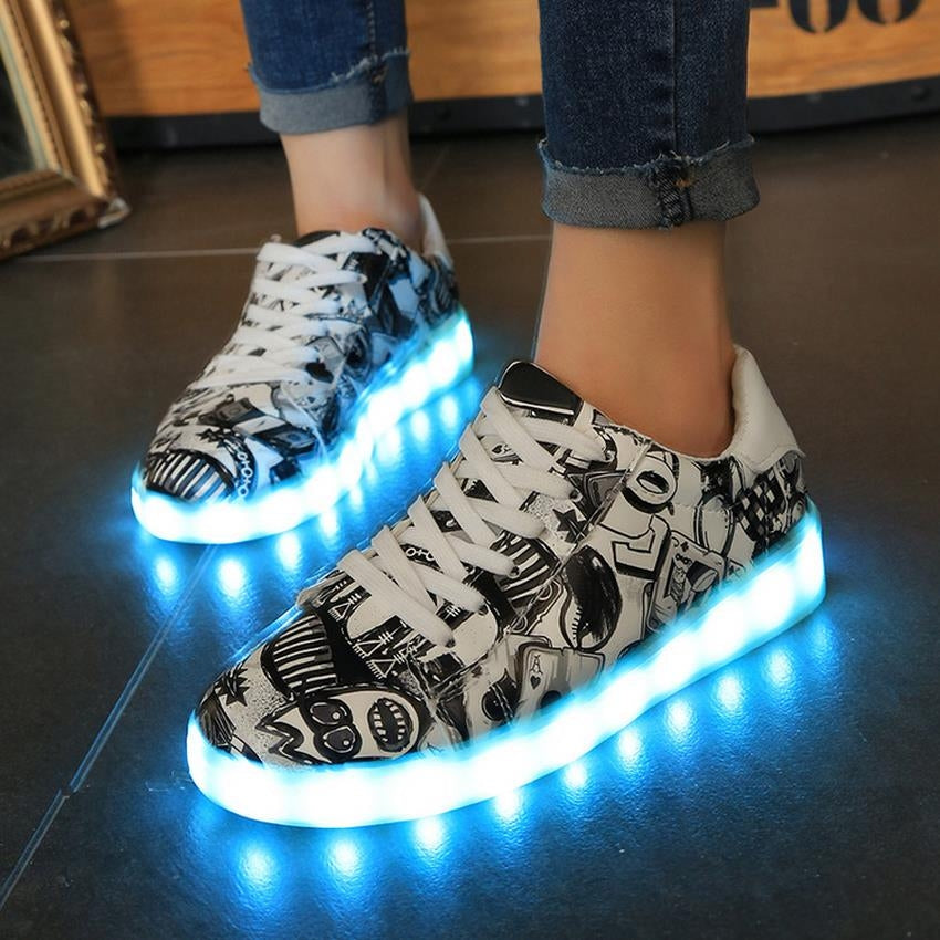 LED Sneakers - USB Chargeable