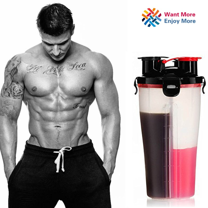 Dual Protein Powder Shaker