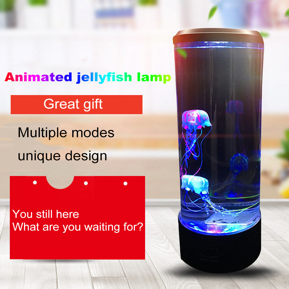 7 Color Changing LED Jellyfish Lamp Aquarium