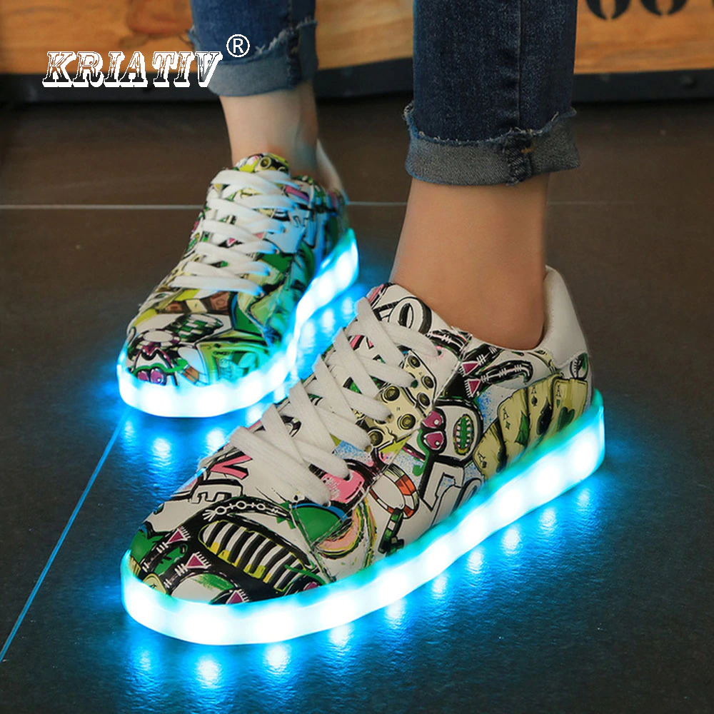 LED Sneakers - USB Chargeable