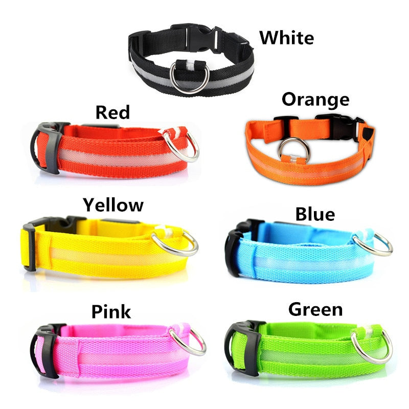 Rechargeable Flashing LED Dog Collar