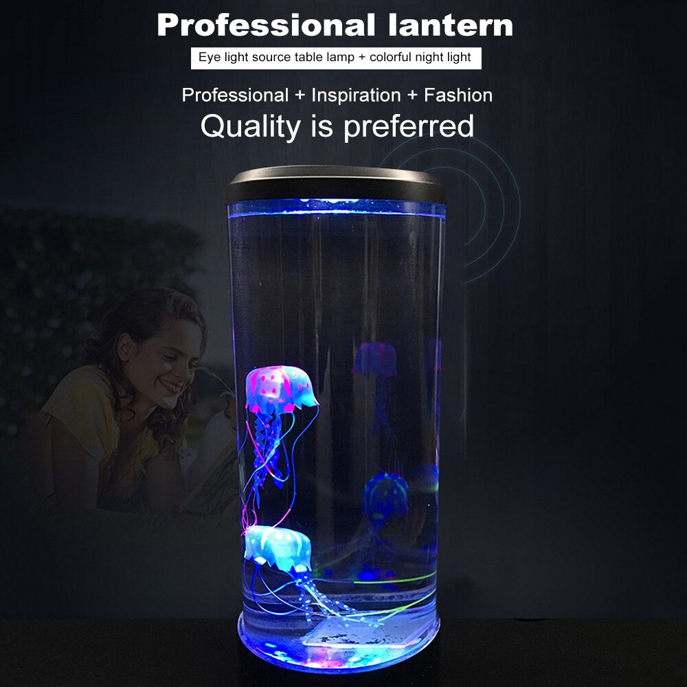 7 Color Changing LED Jellyfish Lamp Aquarium