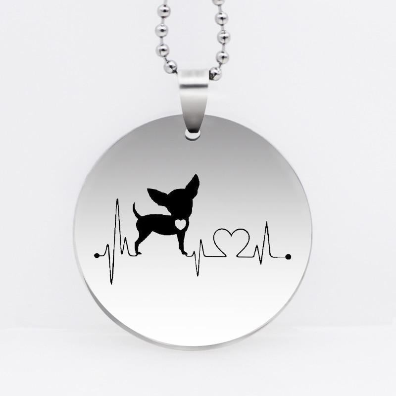 Stainless Steel Chihuahua Necklace