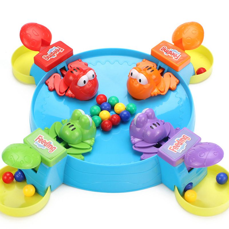 Funny Frog Eating Beans Board Games Toys For Children Interactive Desk Table Game Family Game Educational Toys Kid Gifts